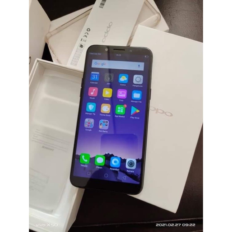 Jual HP Handphone Bekas Oppo A83 Ram 3/32gb Fullset HP Seken Second Berkualitas