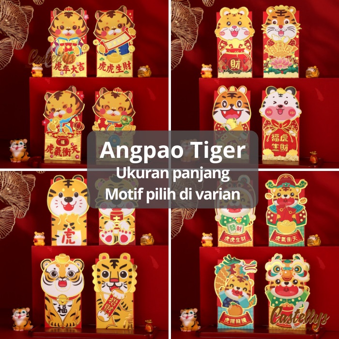 

Angpao Tiger Harimau Macan Angpau Hong Pao Amplop Merah Imlek CNY