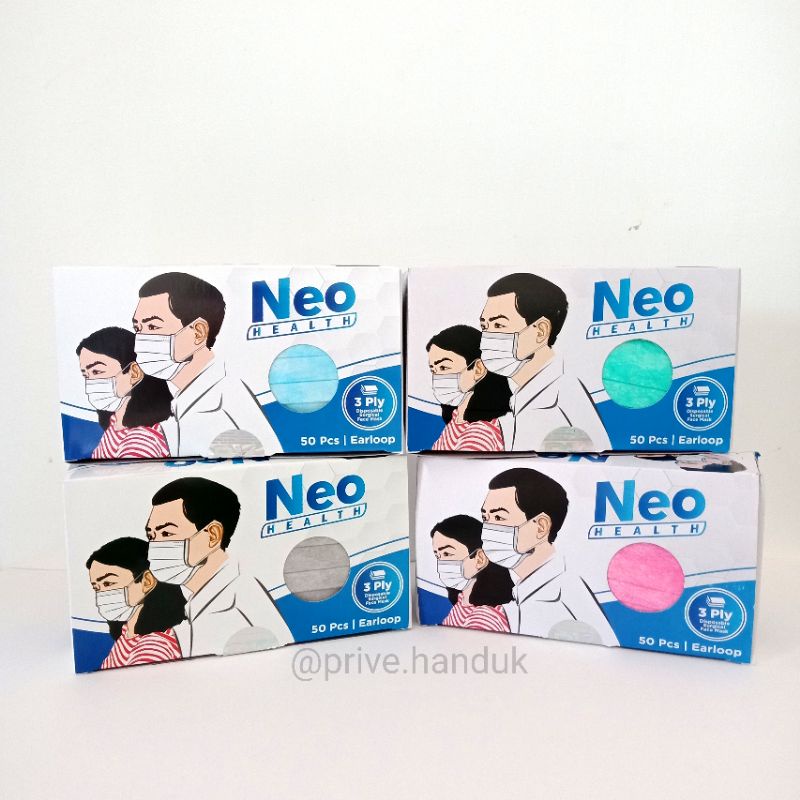 Masker Neo Earloop 3PLY