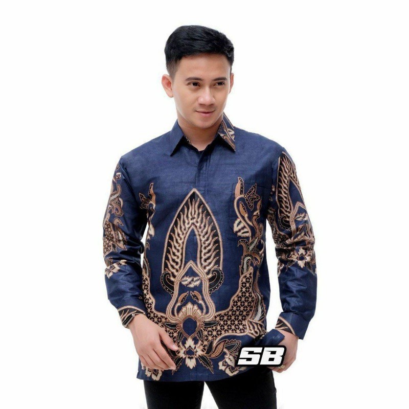 BATIK PRIA LENGAN PANJANG BAJU BATK BATIK PEKALONGAN MODEL TERBARU