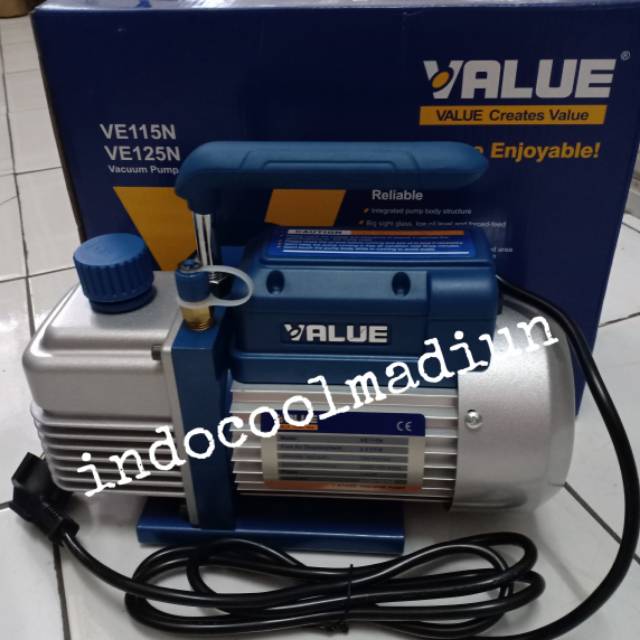 Vacumm Pump 1/4pk Value WAJIB MENAMBAHKAN EXTRA BUBBLE WRAP JIKA TIDAK TIDAK MENERIMA KOMPLAIN