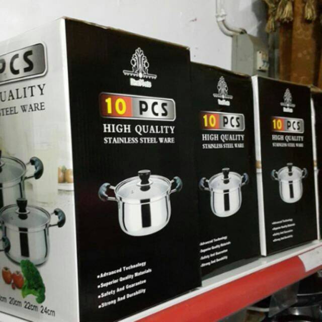PANCI SET STAINLESS STEEL