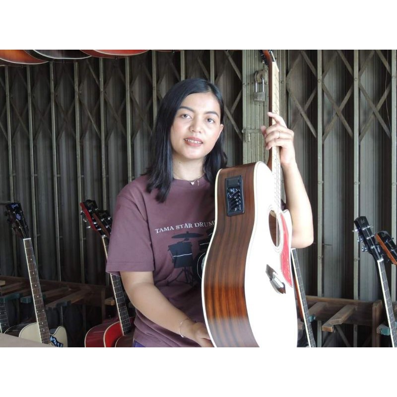 GITAR AKUSTIK ELEKTRIK COLE CLARK