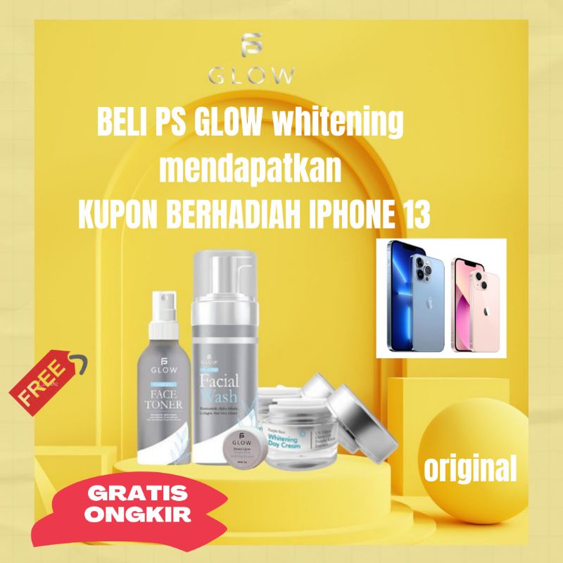 PS GLOW whitening/ps glow/skincare/original/Bpom/perawatan wajah
