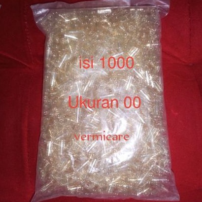 kapsul kosong 00/cangkang kapsul 00 bening