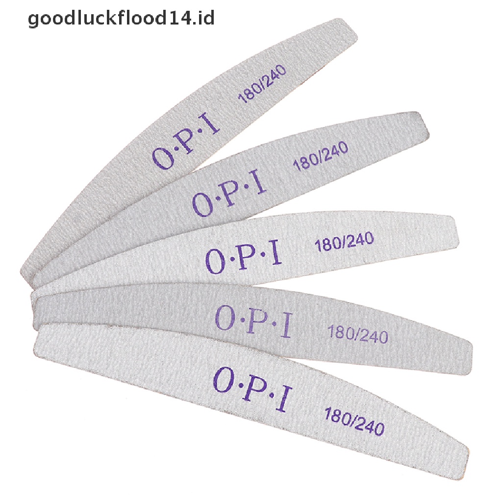 [OOID] 10pcs/Lot Wooden Nail Files Professional Nail Buffer 180/240 Nail File ID