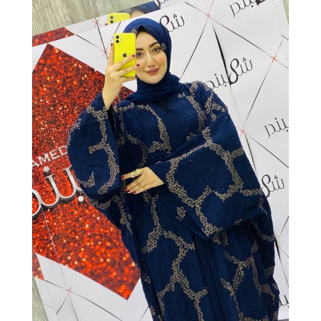 PO abaya hitam bordir etnik simple MESIR IMPORT