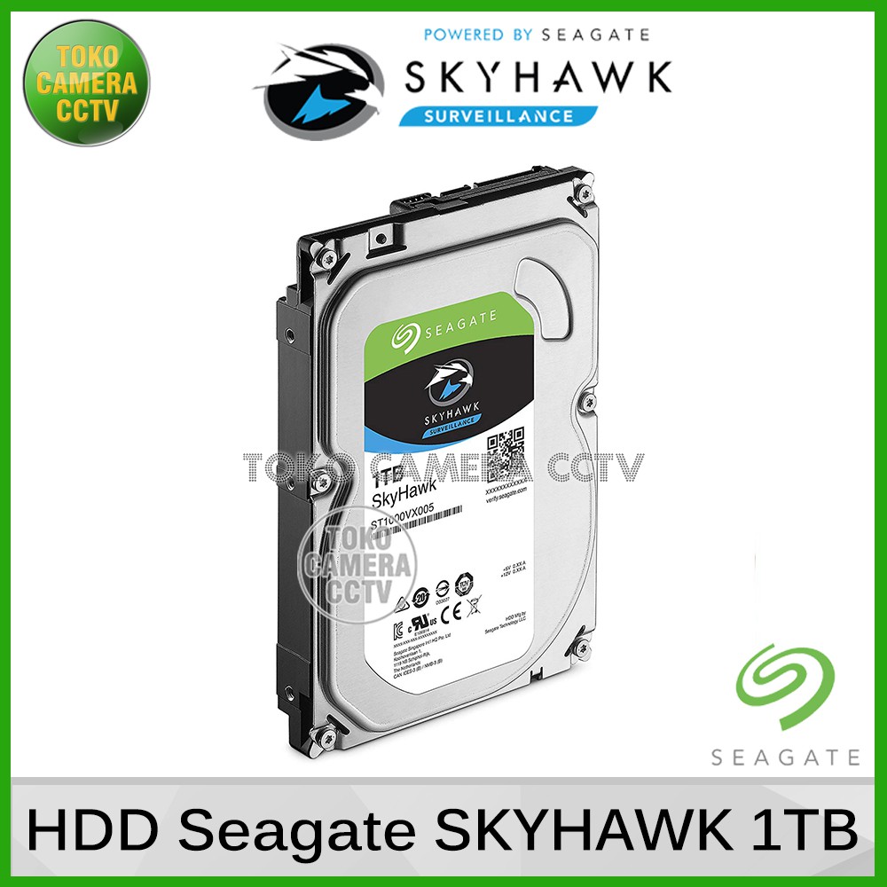 Hard Disk Seagate Skyhawk 1TB Khusus CCTV / Harddisk Seagate Skyhawk 1 Terra