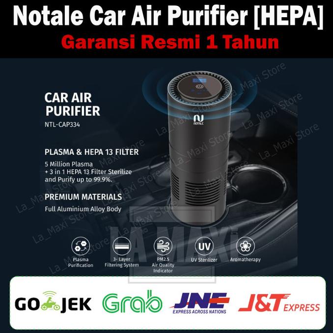 Jual Notale Portable Car Air Purifier Uvc Plasma Filter Hepa Udara Mobil Li Xfz N Shopee