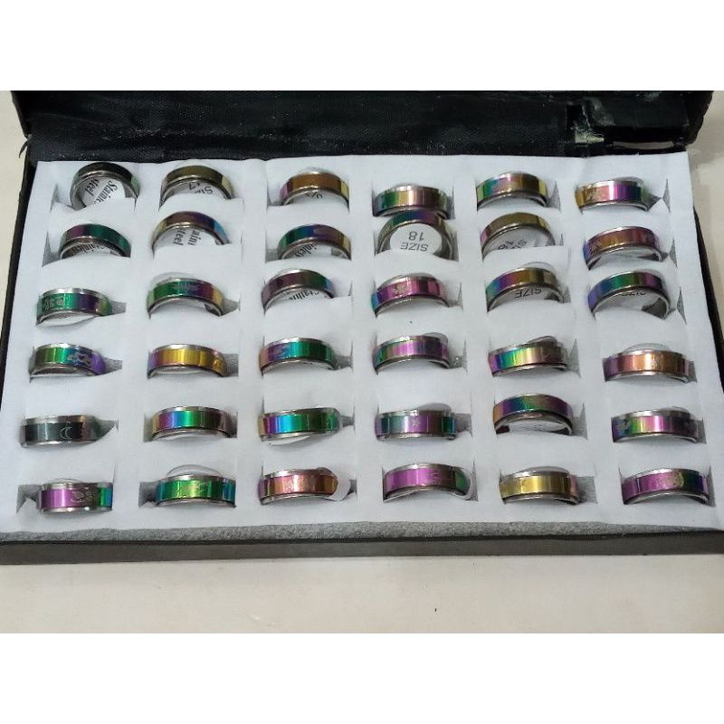 cin cin putar stainless /cin cin gaul /cincin stainless/cincin murah /cincin pria/