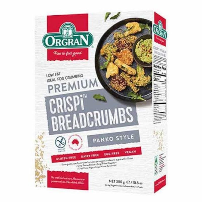 

orgran premium crispi bread crumbs 300gr