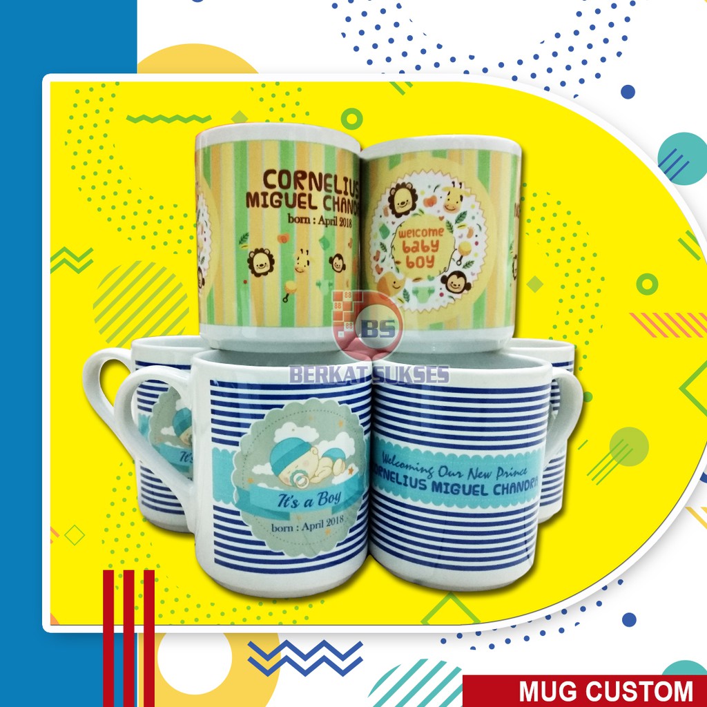 MUG CUSTOM/MUG CUSTOM BIRTHDAY/SOUVENIR/GAMBAR FOTO