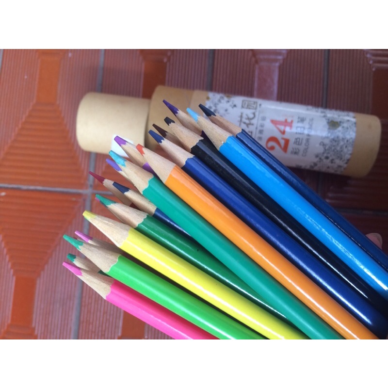 PEOMO CUCI GUDANG PENSIL WARNA 24colour