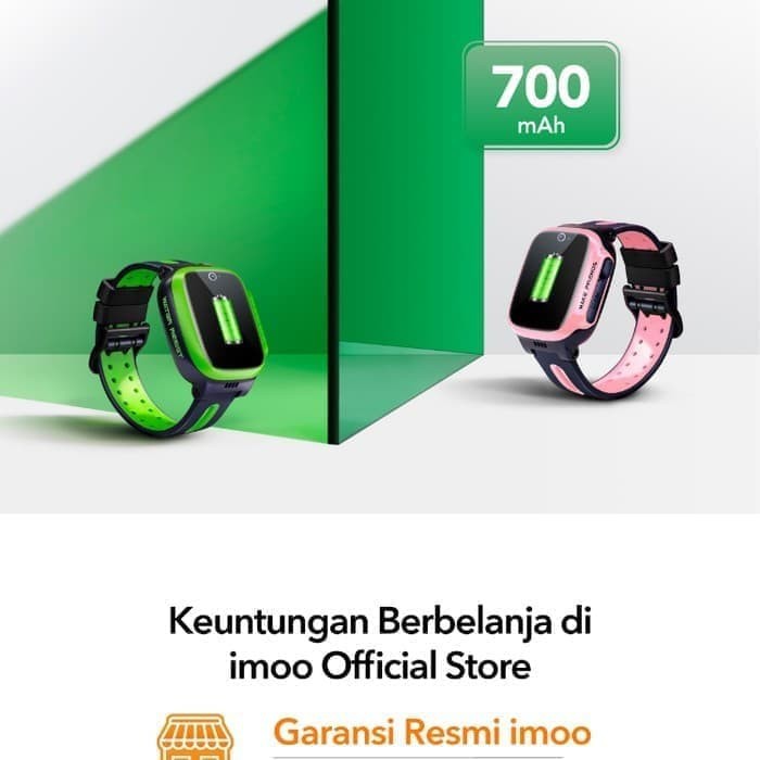 IMOO Z2 WATCH PHONE VIDEO CALL JAM TANGAN ANAK GPS GARANSI RESMI IMOO