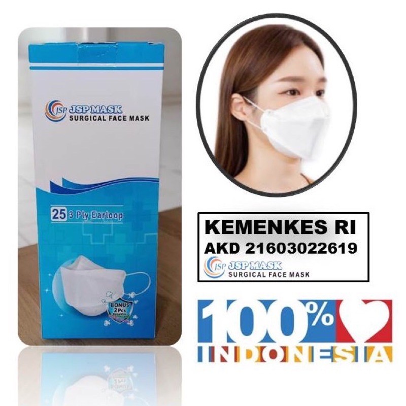 KF94 JSP ISI 25pc BONUS 2KONEKTOR MASKER