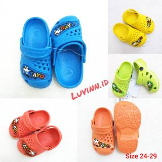  Sandal  Baim anak  Laki Tayo Dulux  255D Size 24 29 Shopee 