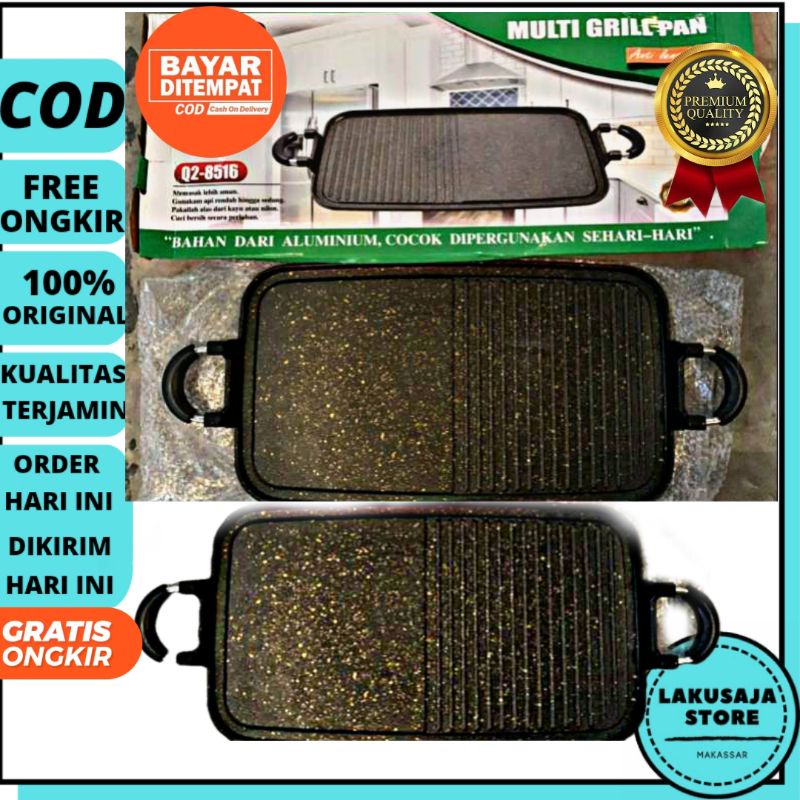 BBQ Daging Pemanggang Multigrill Pan Yakiniku Multi Grill Pan Grillpan GSF Murah Terbaru Makassar