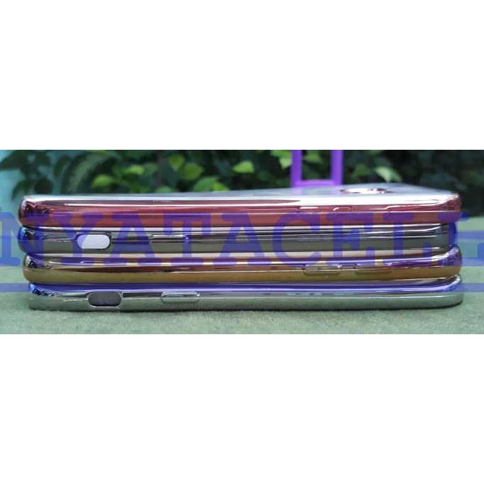 NEW CASE LIST CHROME SAMSUNG GALAXY A3 2017 A320/TPU/SOFTCASE/SILIKON/SOFT - HITAM MILENIA