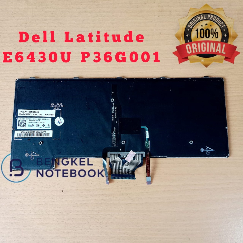 Keyboard Dell Latitude E6430u 6430U P36G001