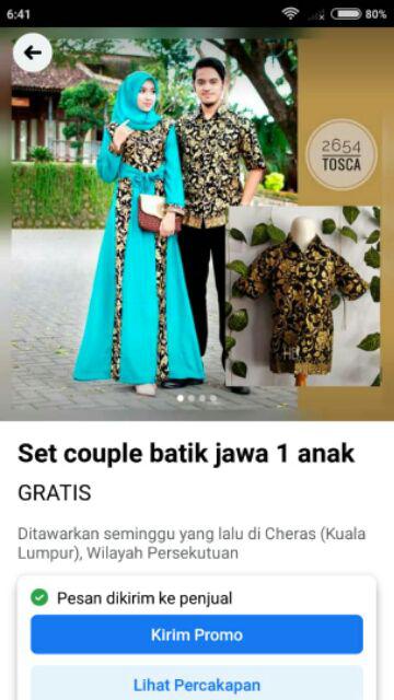 Batik Couple Mama Papa Prodo