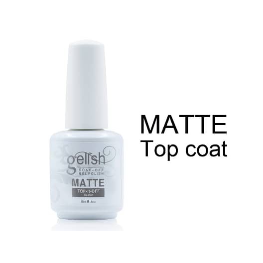 Gelish Ido Base coat, Top Coat Nail Polish / Kutek Kuku