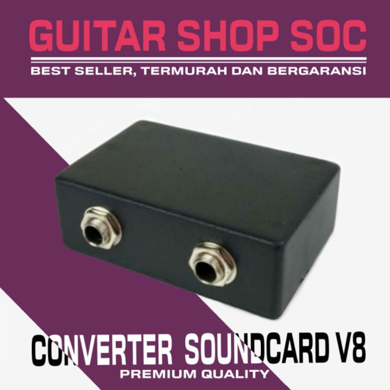 Converter Gitar/Instrumen Untuk Semua Tipe Soundcard