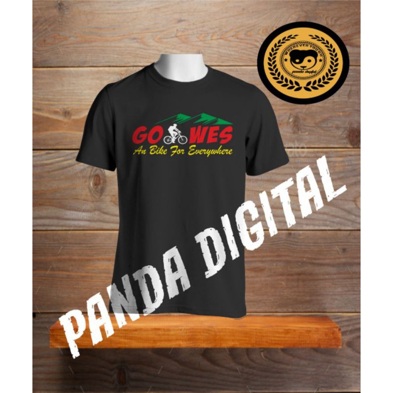 kaos gowes santai gunung kaos sepedah