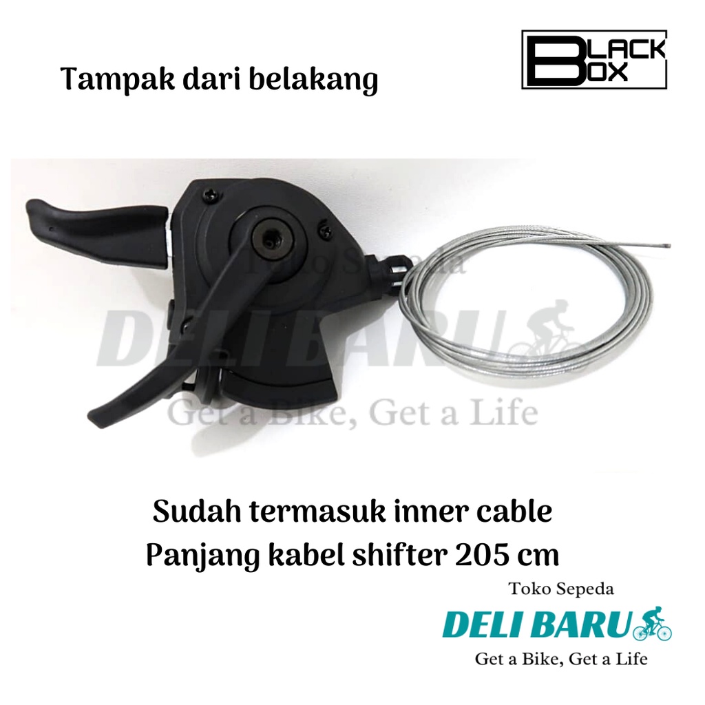 Blackbox Shifter 8 speed operan gigi tanpa handle rem kanan saja sepeda