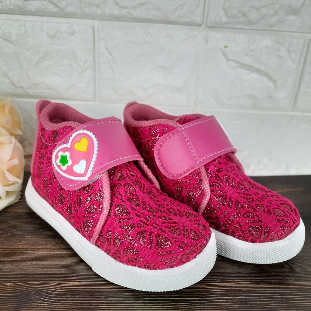 [TAMAN SEPATUKU] SEPATU TRENDY MURAH BRUKAT FULL LUCU ANAK PEREMPUAN 1-6 TAHUN CAX12