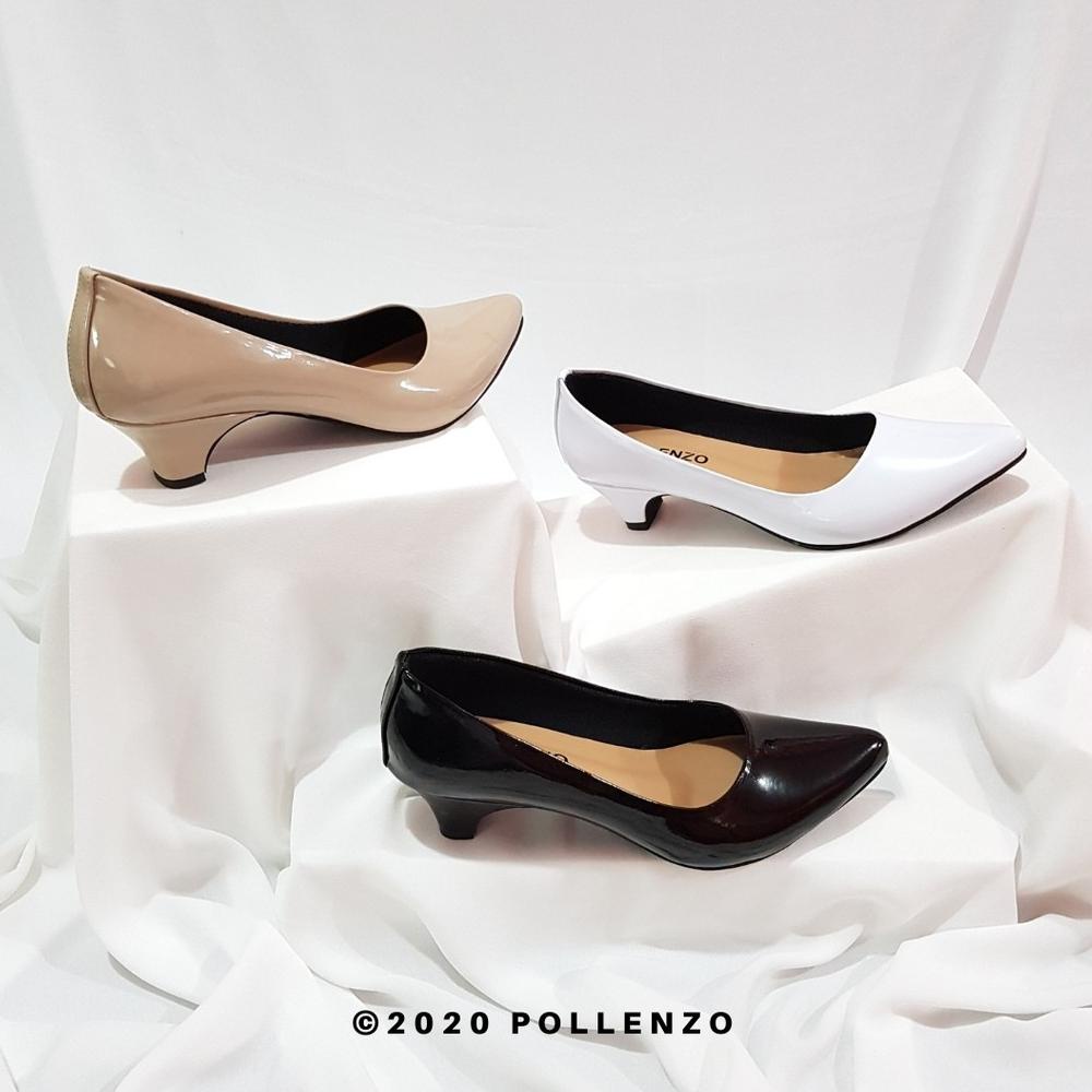 Pollenzo - Amelia Sepatu Kerja Wanita Pantopel Elegant Kia-001-B ., .,