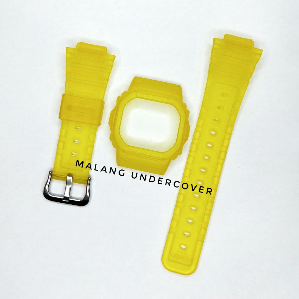 BNB BAND BEZEL CASIO GSHOCK G SHOCK DW 5600 GW B5600 DW 5030 STRAP KECIL KUNING