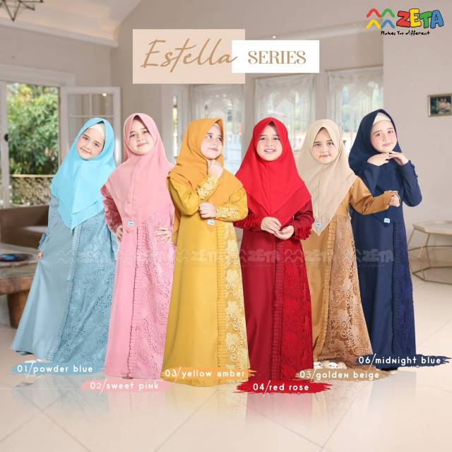 Gamis anak estella by zeta