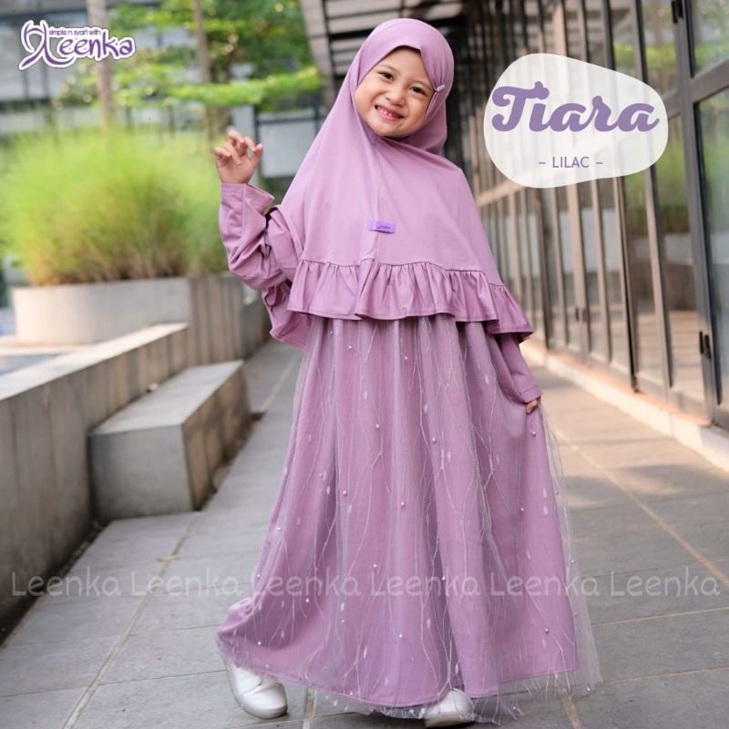 Baju Gamis Anak pesta Tile mewah tiara terlaris