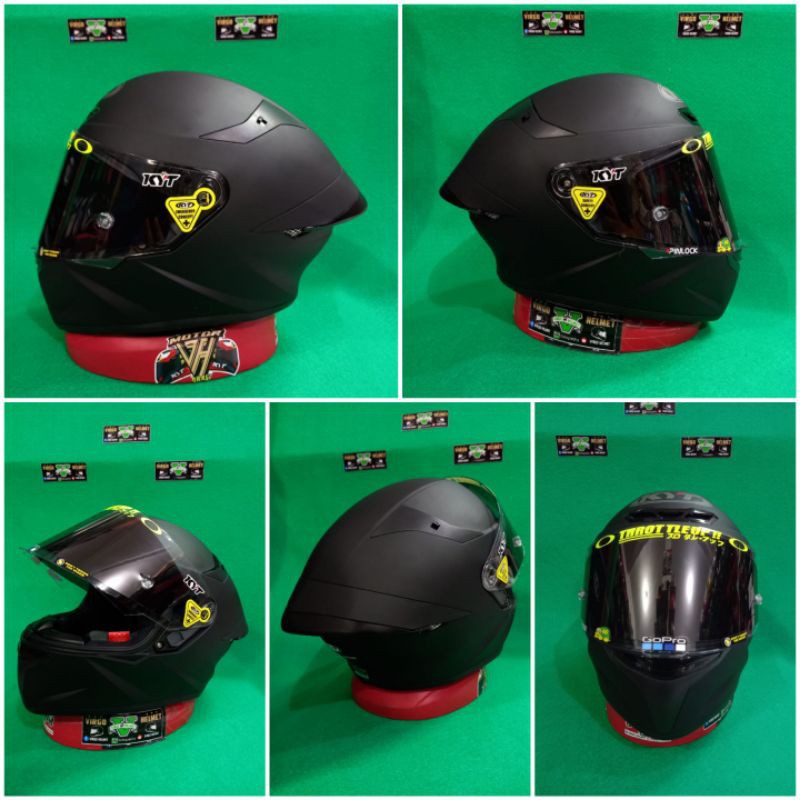 KYT HELM TTC BLACK DOFF | PAKET GANTENG TERMURAH(ongkir termurah 2kg)
