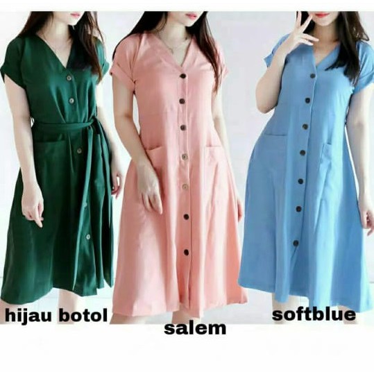 SAVAHHIJAB - DRESS CLARISSA / DRESS / DRESS WANITA / DRESS CASUAL