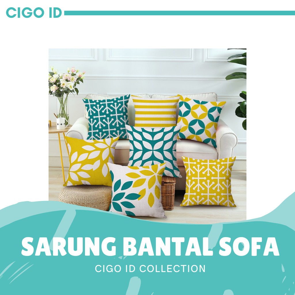 SARUNG BANTAL SOFA UK 40x40 CM &amp;  (COVER ONLY)