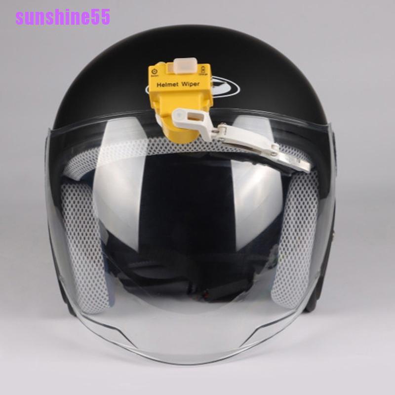 Set Universal Motorcycle Helmet Electric Wiper Motor Helmet Windshield