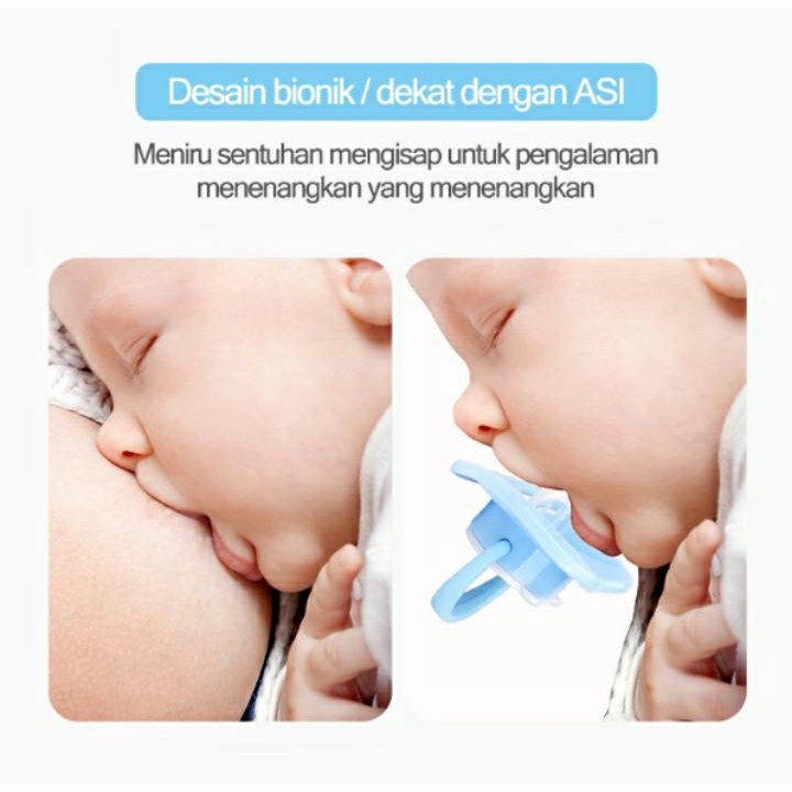 Empeng Dot Bayi silicon Dot Bayi || Food Grade Soother Baby Pacifier||Empeng Bayi Biasa||EMPENG DOT (BIC)