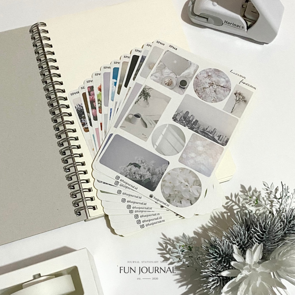 

PICTURE AESTHETIC STICKER STIKER SHEET UNTUK JOURNAL JURNAL PLANNING PLANNER SCRAPBOOK DIY BUJO