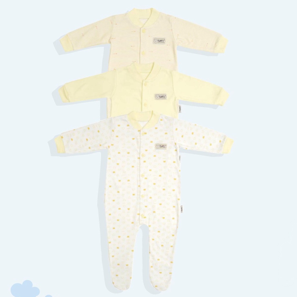 1 PCS FLUFFY Sleepsuit Jumper Panjang kodok bayi part 2