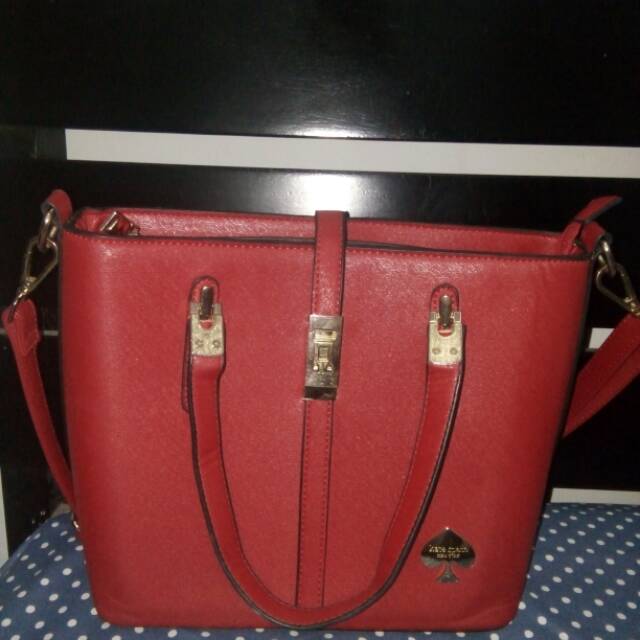 Kate Spade Red Hand Bag Premium