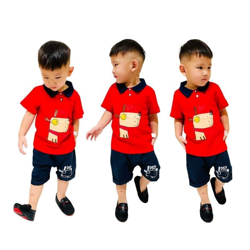 BAJU ANAK/ SETELAN ANAK COWOK IMPORT PREMIUM USIA 1-4THN 2233