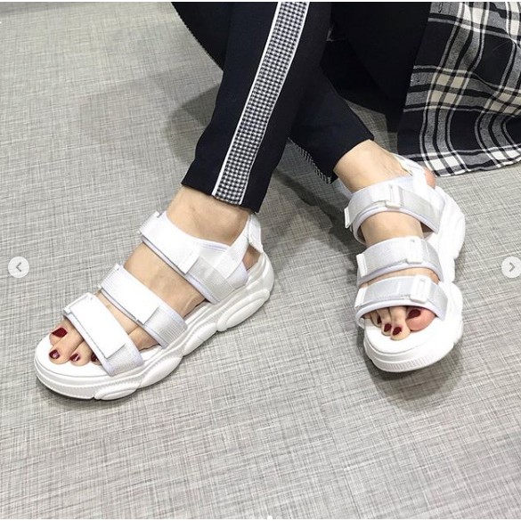 Wedges K1626 sepatu wanita import realpict