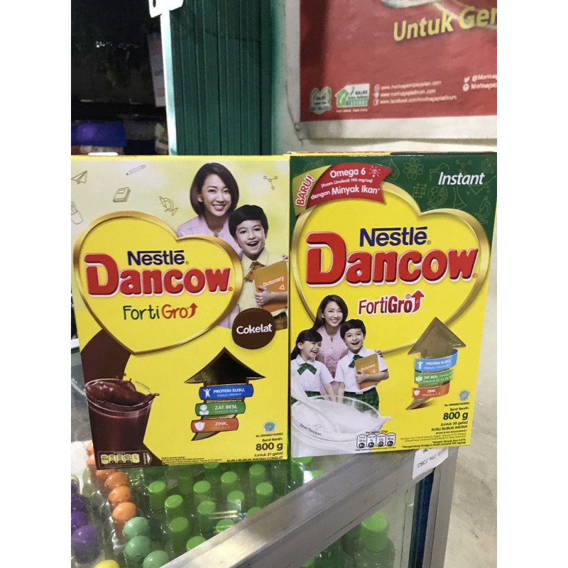 Dancow fortigro coklat/instan/fullcream 780 gr