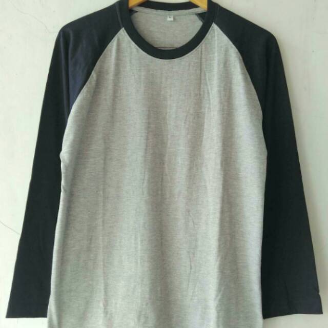  Kaos  Reglan Raglan Kaos  Lengan  Panjang  Kaos  Katun  