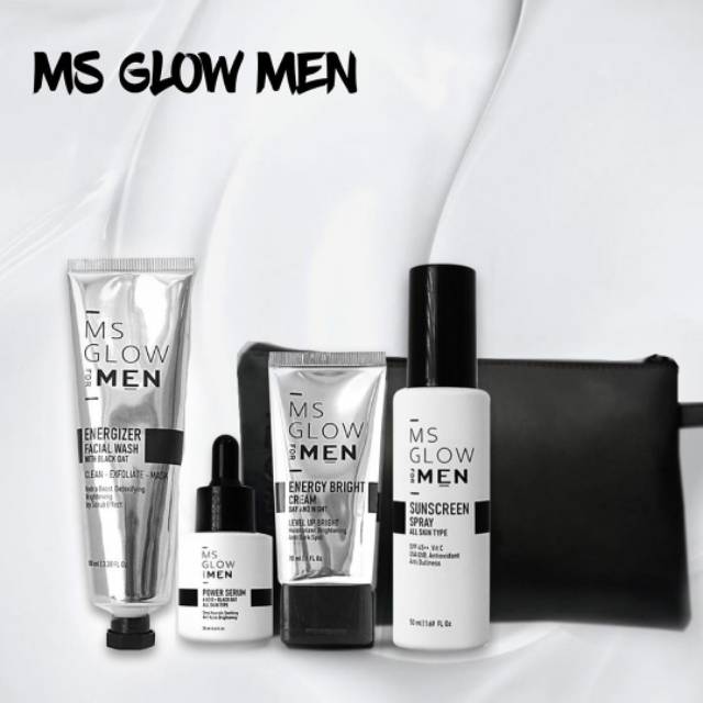 MSGLOW FOR MEN free HANDBAG