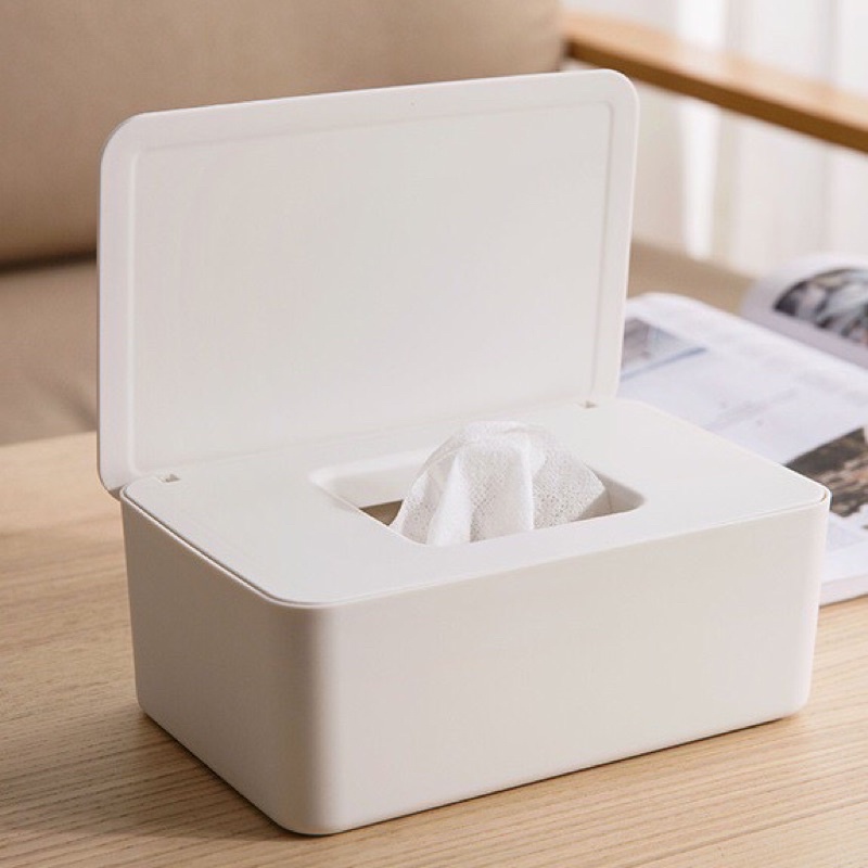 Kotak Tissue Basah / Kotak Masker dengan Penutup Tutup Cover