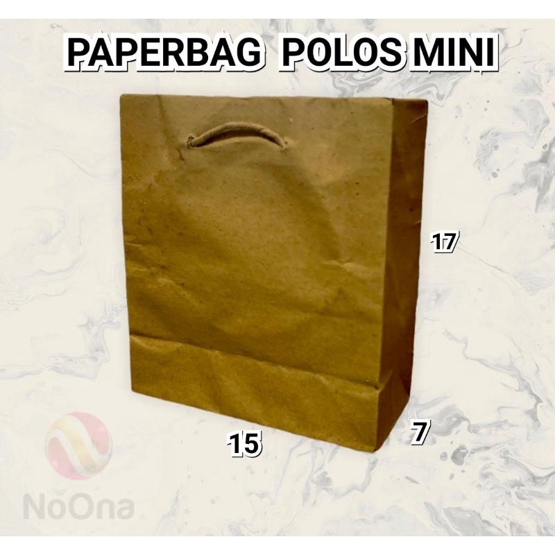 

PAPERBAG MINI POLOS ISI 12 BUAH