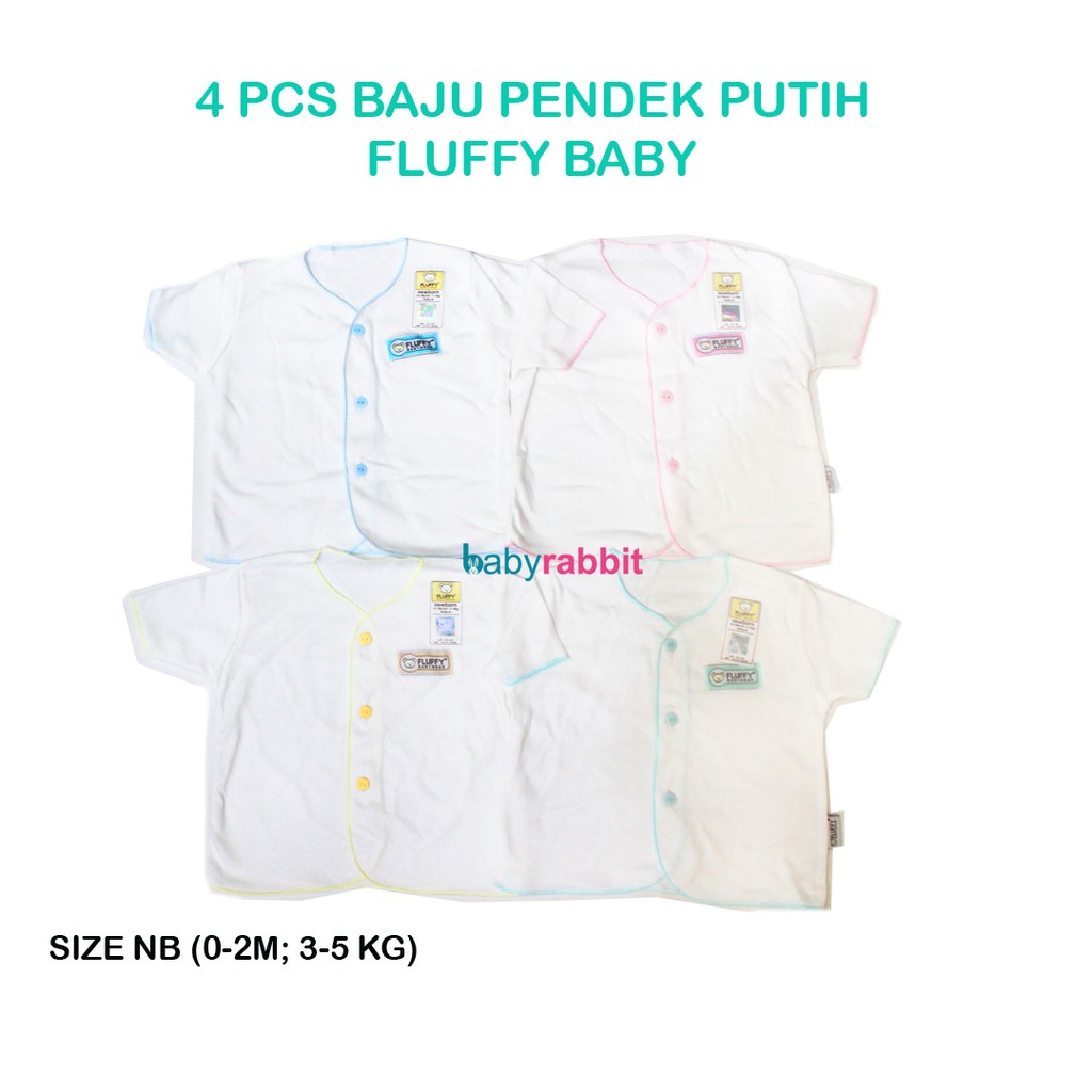  Hachi  Baby Wear Pop Pants White Isi 4 Pcs Size 12 0 3 