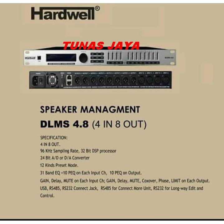 Audio Management DLMS 4.8 Hardwell  Original Garansi 1 Tahun